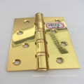 Sheet metal fabrication straight hole golden polishing iron door hinge